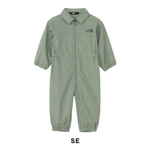ノースフェイス フィールドスーツ ベビー NPB72601 THE NORTH FACE Field Suit プレイウェア つなぎ カバーオール 90 はっ水 ナイロン 外遊び 公園 キャンプ アウトドア ベビー服 NPB72601 B FIELD SUIT (260806)