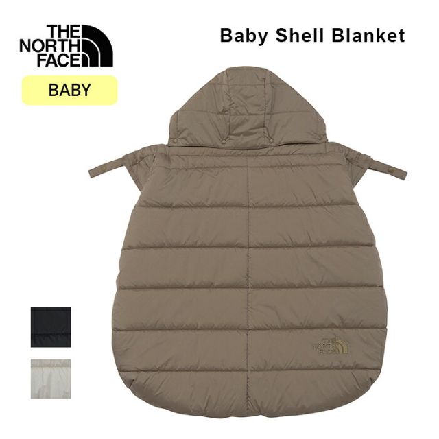 ノースフェイス シェルブランケット ベビー NNB72501 THE NORTH FACE Baby Shell Blanket 抱っこ紐 ベビーカー 防寒 ブランケット 赤ちゃん はっ水 保温 パッカブル フード 秋冬 キャンプ NNB72501 B SHELL BLANKET (260806)