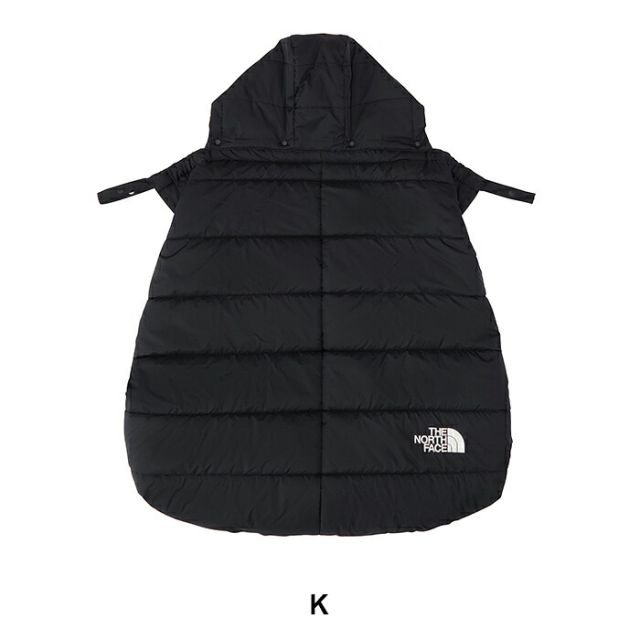 ノースフェイス シェルブランケット ベビー NNB72501 THE NORTH FACE Baby Shell Blanket 抱っこ紐 ベビーカー 防寒 ブランケット 赤ちゃん はっ水 保温 パッカブル フード 秋冬 キャンプ NNB72501 B SHELL BLANKET (260806)