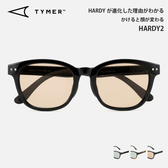 TYMER タイマー HARDY2 ハーディ2 TY107 サングラス メンズ レディース UV400 軽量 スポーツ アウトドア タウンユース (260408)