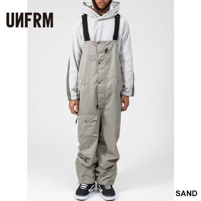 ユニフォーム アウトドア スタンダード UNFRM ユニフォーム スノーボードウェア 24-25 スキーウェア ビブパンツ パンツ AW-0510 MILITARY MOUNTAIN BIB PANTS