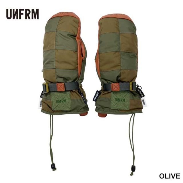 UNFRM AW-3714 MILITARY PATCHWORK MITTEN GLOVE