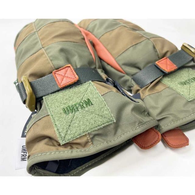 UNFRM AW-3714 MILITARY PATCHWORK MITTEN GLOVE