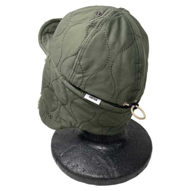 UNFRM AW-0716 QUILT BOA FLEECE EARFLAP CAP