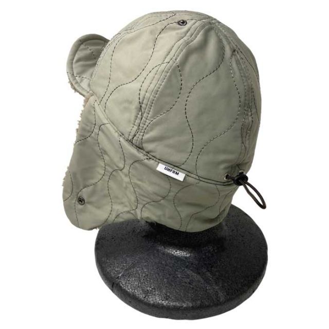 UNFRM AW-0716 QUILT BOA FLEECE EARFLAP CAP