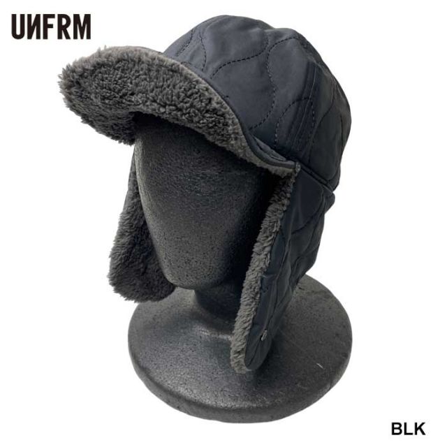 UNFRM AW-0716 QUILT BOA FLEECE EARFLAP CAP
