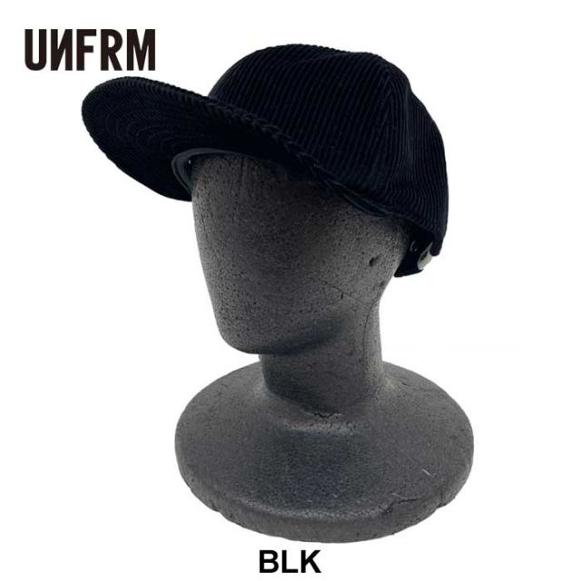 ユニフォーム アウトドア スタンダード UNFRM ユニフォーム キャップ AW-0711 2WAY 6PANEL CORDUROY REMOVABLE FLEECE EARFLAP CAP