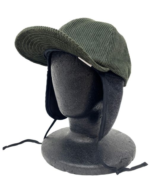 ユニフォーム アウトドア スタンダード UNFRM ユニフォーム キャップ AW-0711 2WAY 6PANEL CORDUROY REMOVABLE FLEECE EARFLAP CAP