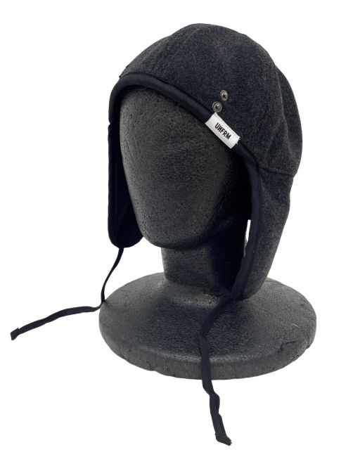 ユニフォーム アウトドア スタンダード UNFRM ユニフォーム キャップ AW-0711 2WAY 6PANEL CORDUROY REMOVABLE FLEECE EARFLAP CAP