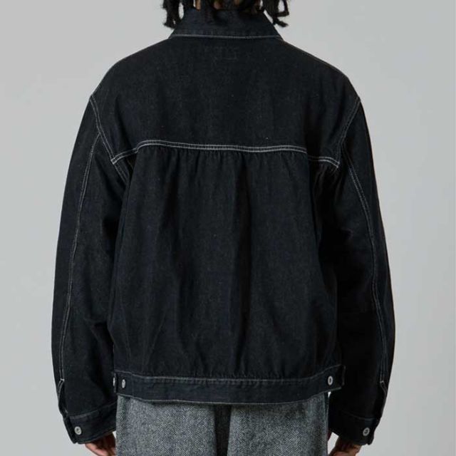 UNFRM OUTDOOR STANDARD AW-3150 10oz SHORT DENIM JACKET デニムジャケット ショート丈 10オンス ユニフォームアウトドアスタンダード ユニセックス デニムアウター 旬コーデ ミドルレイヤー (251020)