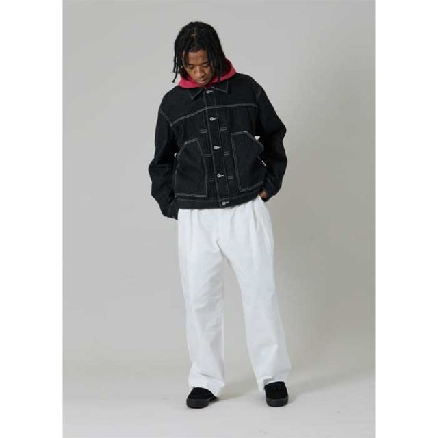 UNFRM OUTDOOR STANDARD AW-3150 10oz SHORT DENIM JACKET デニムジャケット ショート丈 10オンス ユニフォームアウトドアスタンダード ユニセックス デニムアウター 旬コーデ ミドルレイヤー (251020)