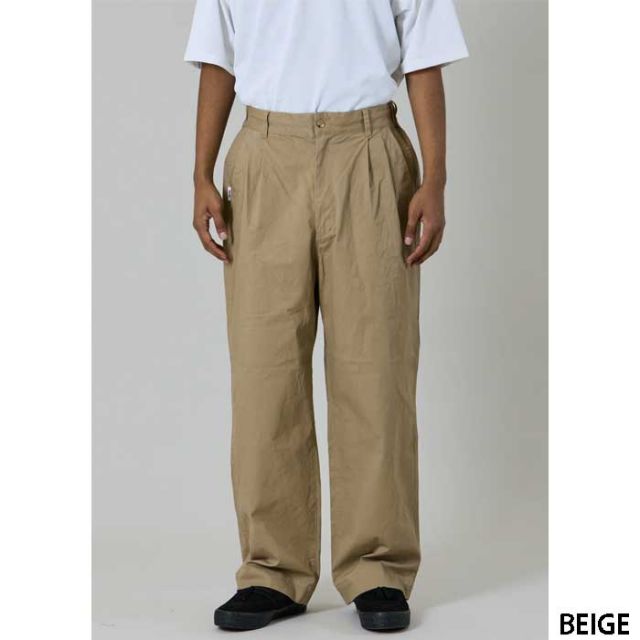 UNFRM AW-7560 CLASSIC TWO-TUCK CHINO TROUSERS