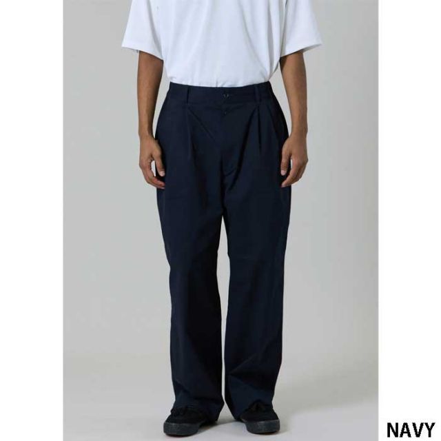 UNFRM AW-7560 CLASSIC TWO-TUCK CHINO TROUSERS