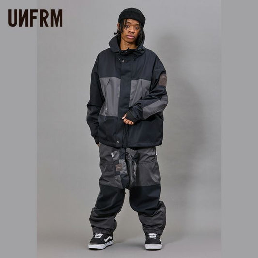 UNFRM AW-0534 PATCH POCKET DOUBLE KNEE PANTS