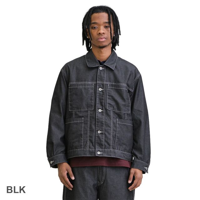 SS-3197 ECOPET C/P TECH DENIM JKT (260305)