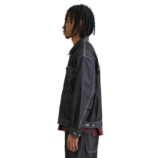 SS-3197 ECOPET C/P TECH DENIM JKT (260305)