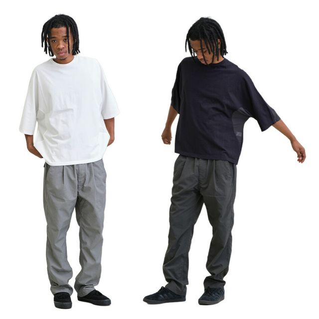 UNFRM ユニフォームアウトドアスタンダード コットンニットメッシュリラックスドルマン6分袖プルオーバー COTTON KNIT MESH RELAXED DOLMAN 6/10 PULLOVER 半袖Tシャツ メッシュ ドルマンスリーブ コットン メンズ (260408)