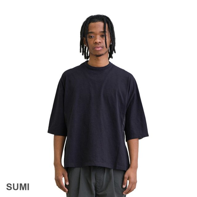 UNFRM ユニフォームアウトドアスタンダード コットンニットメッシュリラックスドルマン6分袖プルオーバー COTTON KNIT MESH RELAXED DOLMAN 6/10 PULLOVER 半袖Tシャツ メッシュ ドルマンスリーブ コットン メンズ (260408)