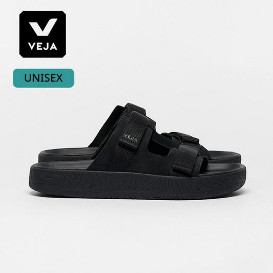 VEJA ARPOADOR スエード サンダル ユニセックス AP3221036 ブラック フルブラック ブラジル製 ヴェジャ AP3221036 ARPOADO M'S (260224)