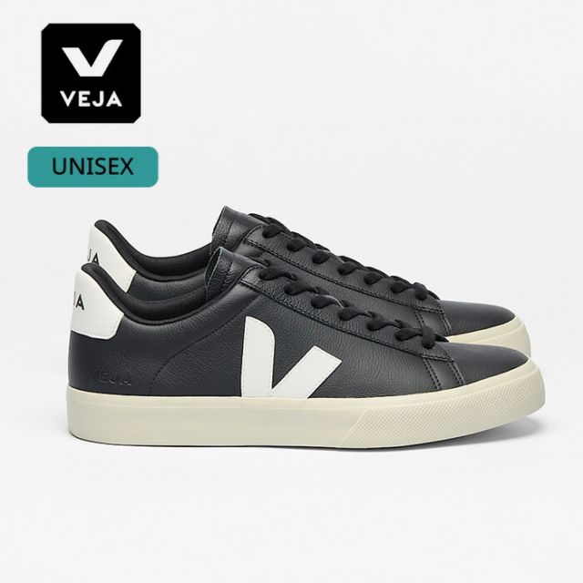 ヴェジャ カンポ レザー スニーカー ブラック ホワイト CP0501215 メンズ レディース レザーシューズ タウンユース VEJA CAMPO LEATHER BLACK WHITE べジャ (260224)