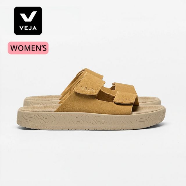 VEJA ヴェジャ ETNA SUEDE OCRE ALMOND エトナ スエード サンダル レディース ストラップサンダル スエードサンダル 厚底 軽量 ブラジル製 23 24 25 SA3221355 ETNA W'S (260316)