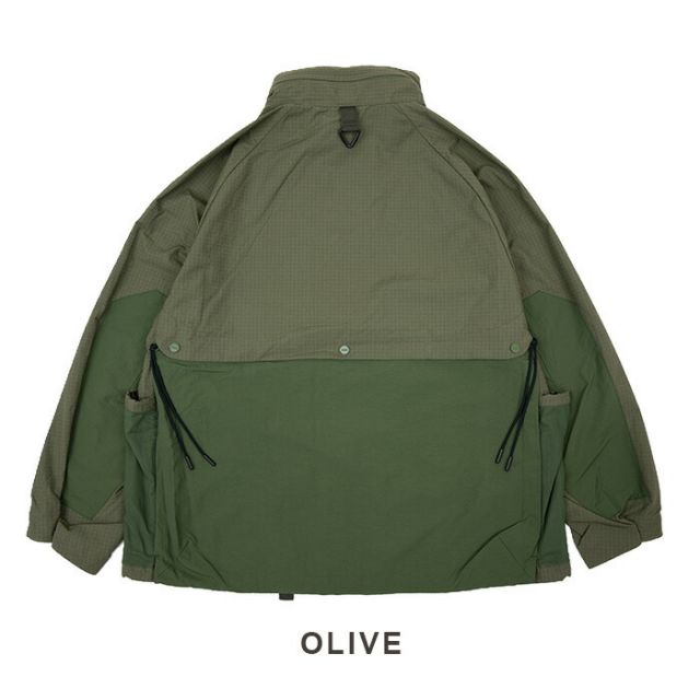 フェルド WFELD フェルド DAY TRIPPERS JACKET WF-25AW-JK03 デイトリッパーズジャケット 多機能ポケット バックポケット フード内蔵 ユーティリティジャケット ブラック  (251020)