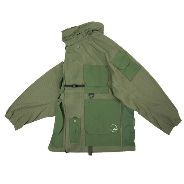 フェルド WFELD フェルド DAY TRIPPERS JACKET WF-25AW-JK03 デイトリッパーズジャケット 多機能ポケット バックポケット フード内蔵 ユーティリティジャケット ブラック  (251020)