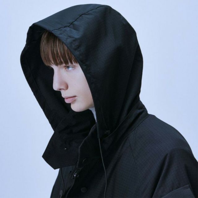 フェルド WFELD フェルド DAY TRIPPERS JACKET WF-25AW-JK03 デイトリッパーズジャケット 多機能ポケット バックポケット フード内蔵 ユーティリティジャケット ブラック  (251020)