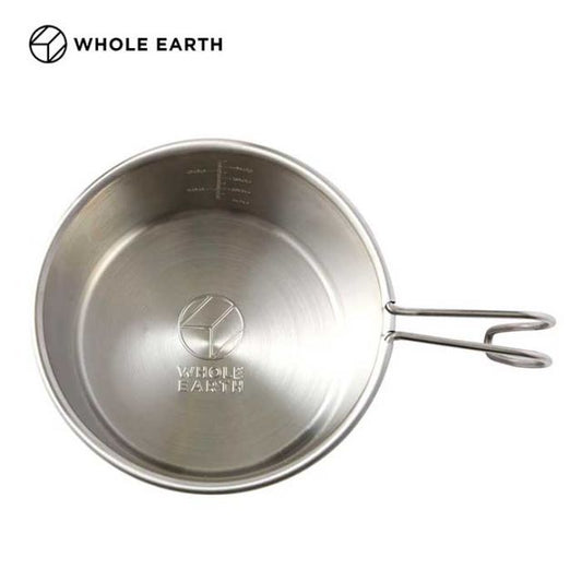 ホールアース クッカー WHOLE EARTH [ WE2MDJ43 ] DEEP CUP 500 + SILVER シェラカップ キャンプ アウトドア [220712]