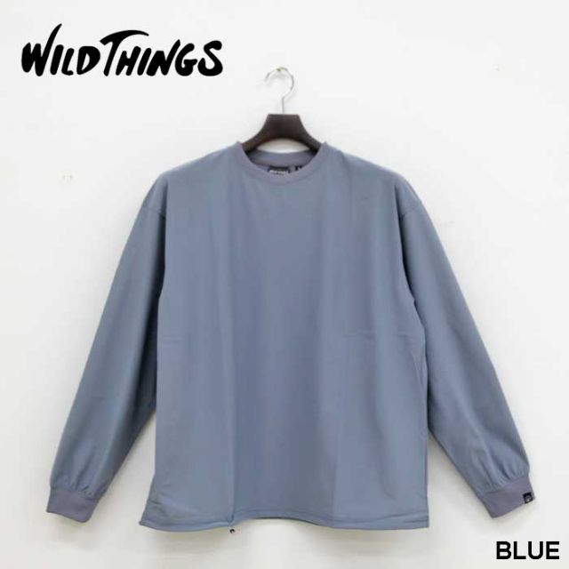 WILDTHINGS WT25055KB TECH MESH LS TEE