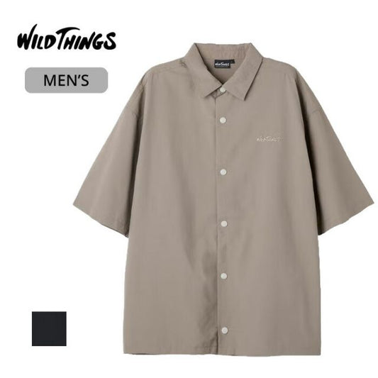 WILDTHINGS ワイルドシングス サプレックスブリスクシャツ│SUPPLEX BRISK SHIRTWT mens メンズ summer 夏 BLACK 黒 DESERT デザート M L WT26020 (260408)