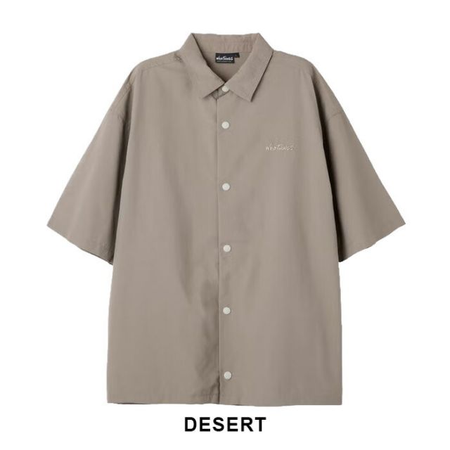 WILDTHINGS ワイルドシングス サプレックスブリスクシャツ│SUPPLEX BRISK SHIRTWT mens メンズ summer 夏 BLACK 黒 DESERT デザート M L WT26020 (260408)