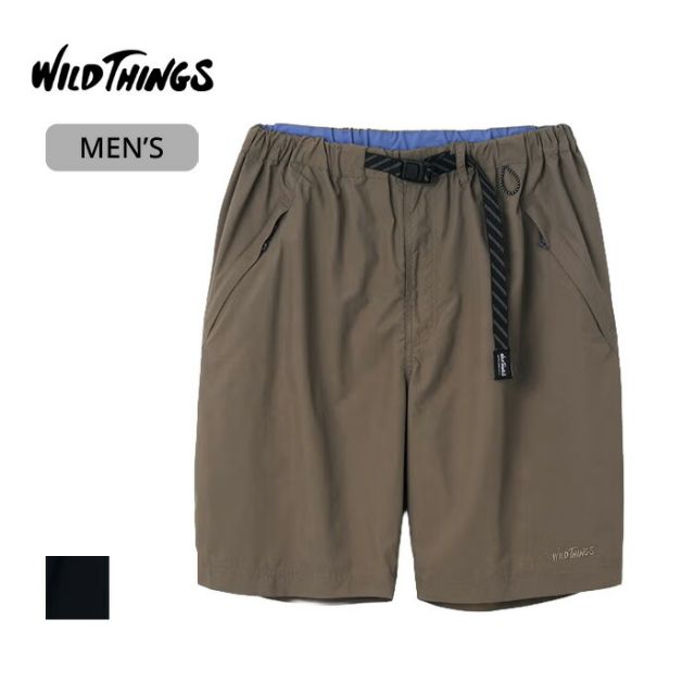WILDTHINGS ワイルドシングスサプレックスブリスクショーツ SUPPLEX BRISK SHORTS mens メンズ summer 夏 blak 黒 DESERT デザート ナイロン100%,メッシュ部分ポリエステル100% パンツ/デニムパンツ M WT26021 (260408)