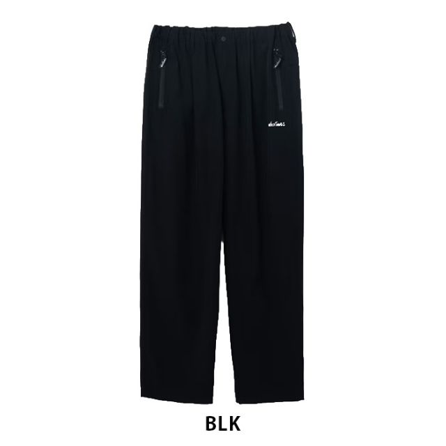 WILDTHINGS ワイルドシングス エラスティックナイロンラックスパンツ ELASTIC NYLON LAX PANTS MENS メンズ summer 夏 ナイロン100% BEIGE ベージュBlack 黒 M L WT26036 (260408)