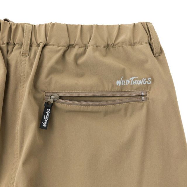 WILDTHINGS ワイルドシングス エラスティックナイロンラックスパンツ ELASTIC NYLON LAX PANTS MENS メンズ summer 夏 ナイロン100% BEIGE ベージュBlack 黒 M L WT26036 (260408)